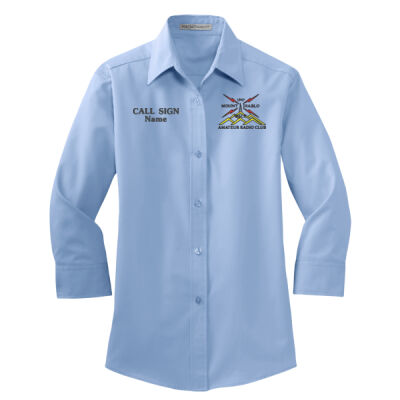 Mt. Diablo - Women's 3/4 Sleeve Button Down Shirt Thumbnail