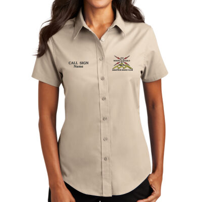 Mt. Diablo - Women's Short Sleeve Button Down Shirt Thumbnail