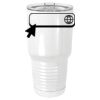 Sublimatable Polar Camel 30 oz. White Vacuum Insulated Tumbler w/Lid-bsai Thumbnail