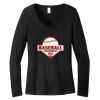 Women's Long Sleeve V Neck Tee Thumbnail