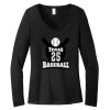 Women's Long Sleeve V Neck Tee Thumbnail