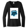 Women's Long Sleeve V Neck Tee Thumbnail