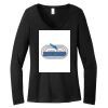 Women's Long Sleeve V Neck Tee Thumbnail