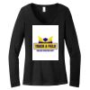 Women's Long Sleeve V Neck Tee Thumbnail