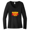 Women's Long Sleeve V Neck Tee Thumbnail