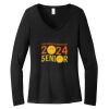 Women's Long Sleeve V Neck Tee Thumbnail