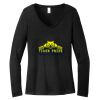 Women's Long Sleeve V Neck Tee Thumbnail