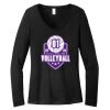 Women's Long Sleeve V Neck Tee Thumbnail