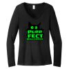 Women's Long Sleeve V Neck Tee Thumbnail