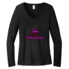 Women's Long Sleeve V Neck Tee Thumbnail