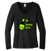 Women's Long Sleeve V Neck Tee Thumbnail