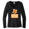Women's Long Sleeve V Neck Tee Thumbnail