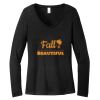 Women's Long Sleeve V Neck Tee Thumbnail