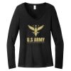 Women's Long Sleeve V Neck Tee Thumbnail