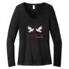 Women's Long Sleeve V Neck Tee Thumbnail