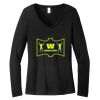 Women's Long Sleeve V Neck Tee Thumbnail