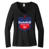 Women's Long Sleeve V Neck Tee Thumbnail