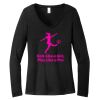 Women's Long Sleeve V Neck Tee Thumbnail