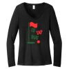 Women's Long Sleeve V Neck Tee Thumbnail