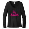 Women's Long Sleeve V Neck Tee Thumbnail