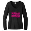 Women's Long Sleeve V Neck Tee Thumbnail