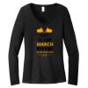 Women's Long Sleeve V Neck Tee Thumbnail