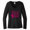 Women's Long Sleeve V Neck Tee Thumbnail