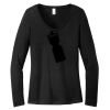 Women's Long Sleeve V Neck Tee Thumbnail