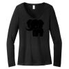 Women's Long Sleeve V Neck Tee Thumbnail