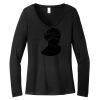 Women's Long Sleeve V Neck Tee Thumbnail