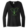 Women's Long Sleeve V Neck Tee Thumbnail