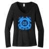Women's Long Sleeve V Neck Tee Thumbnail